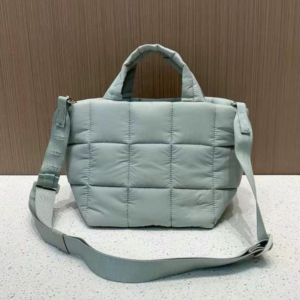 #119New casual shoulder slung handbag puff bag