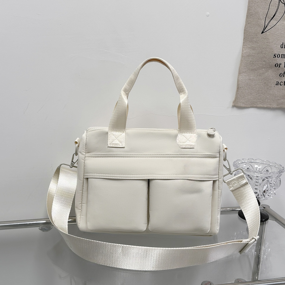#228 women's new nylon cloth bag Joker one-shoulder diagonal bag