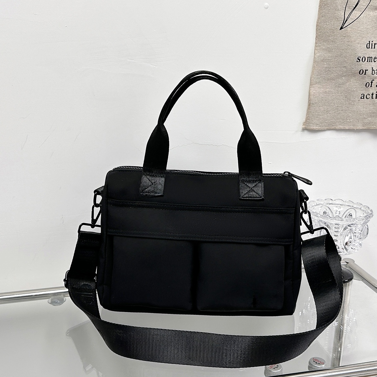 #228 women's new nylon cloth bag Joker one-shoulder diagonal bag