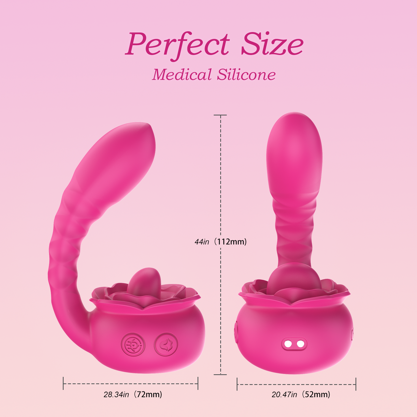 LunaWave – Dual Stimulation & Ergonomic Design 2in1 G-Spot Vibrator