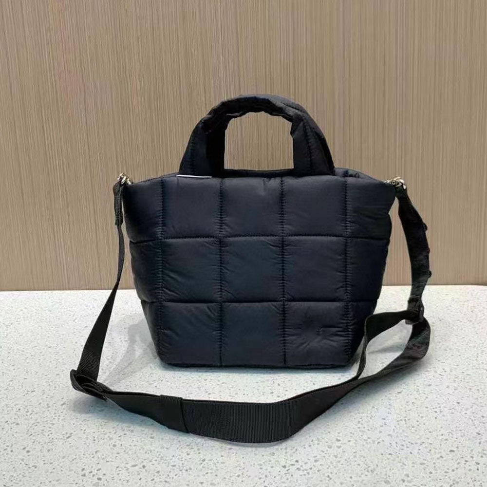 #119New casual shoulder slung handbag puff bag