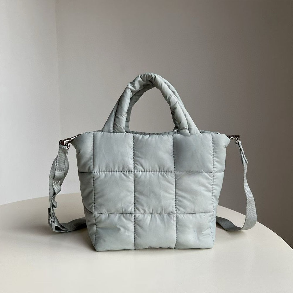 #119New casual shoulder slung handbag puff bag
