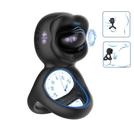 Smart Vibration Ring – Bendable Design for Couples’ Play flexible tongue licking cock ring